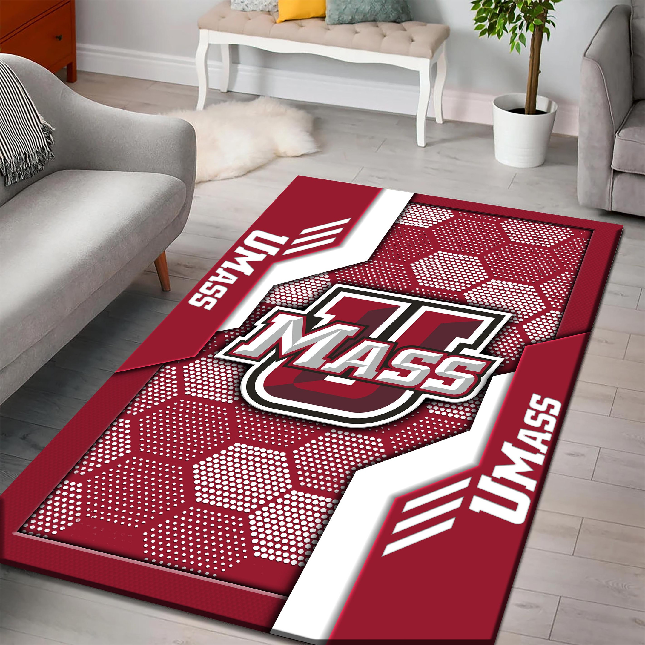 UMass Minutemen Area Rugs 3825 - Famjoys UMass Minutemen Area Rugs 3825 - Famjoys