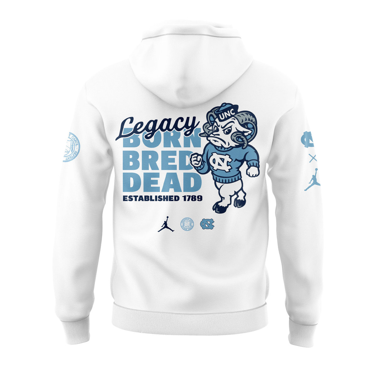 UNC Basketball LEGACY BORN BRED DEAD Hoodie Set+NT20102401ID10DS11 - Famjoys UNC Basketball LEGACY BORN BRED DEAD Hoodie Set+NT20102401ID10DS11 - Famjoys