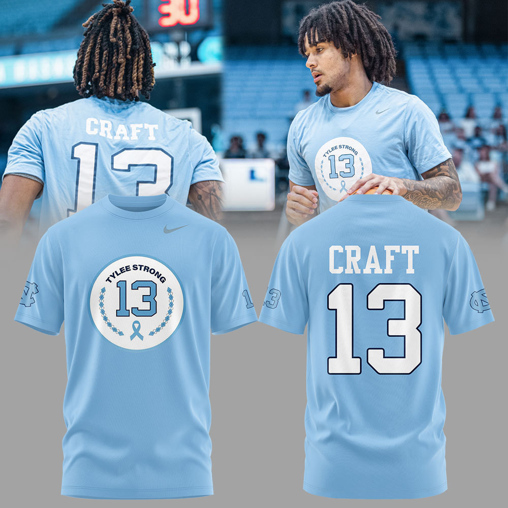 UNC Basketball memory of Tylee Craft Tshirt Set+NT15102412ID10DS10 - Famjoys UNC Basketball memory of Tylee Craft Tshirt Set+NT15102412ID10DS10 - Famjoys