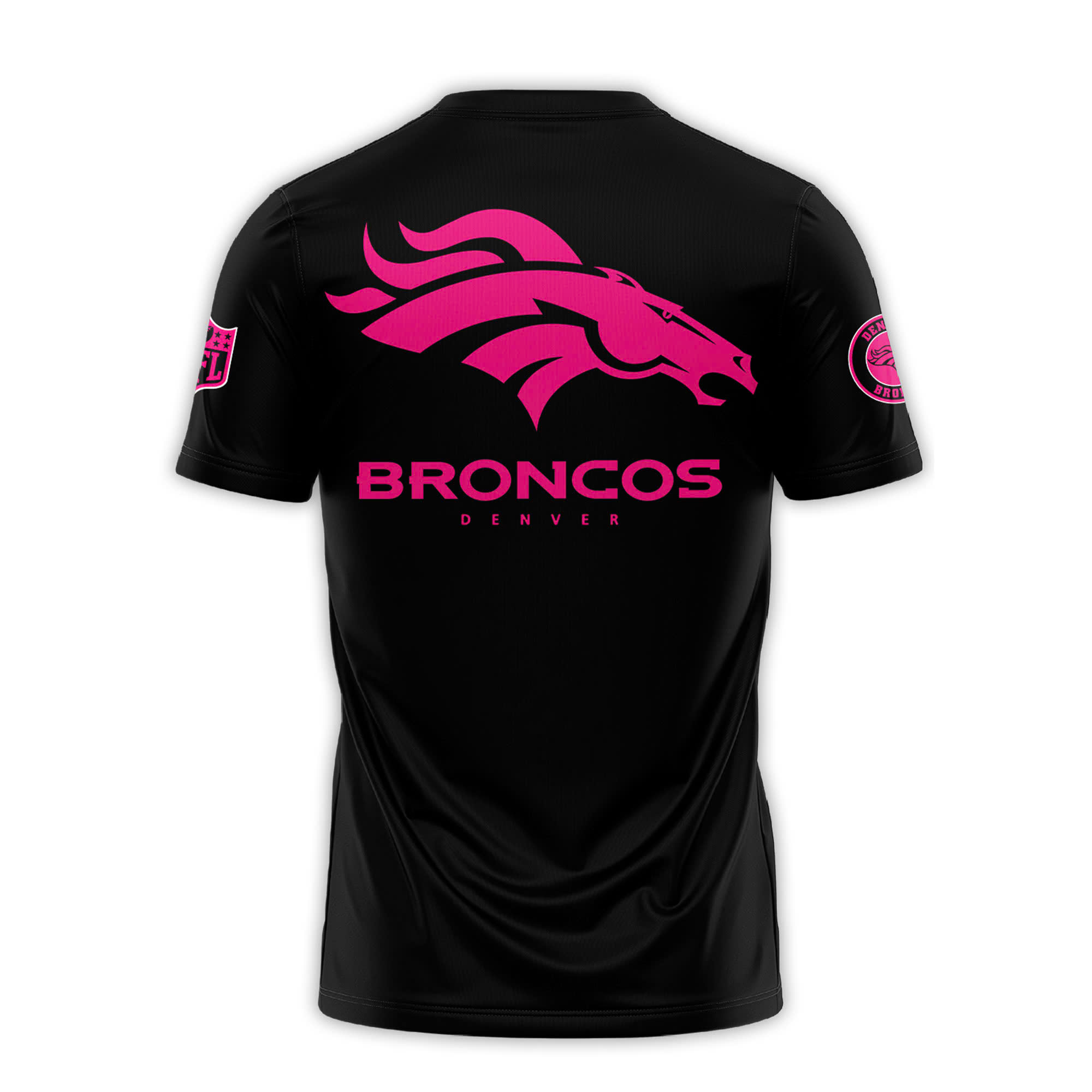 Unise Black Denver Broncos Crucial Catch V neck T shirt - Famjoys Unise Black Denver Broncos Crucial Catch V neck T shirt - Famjoys