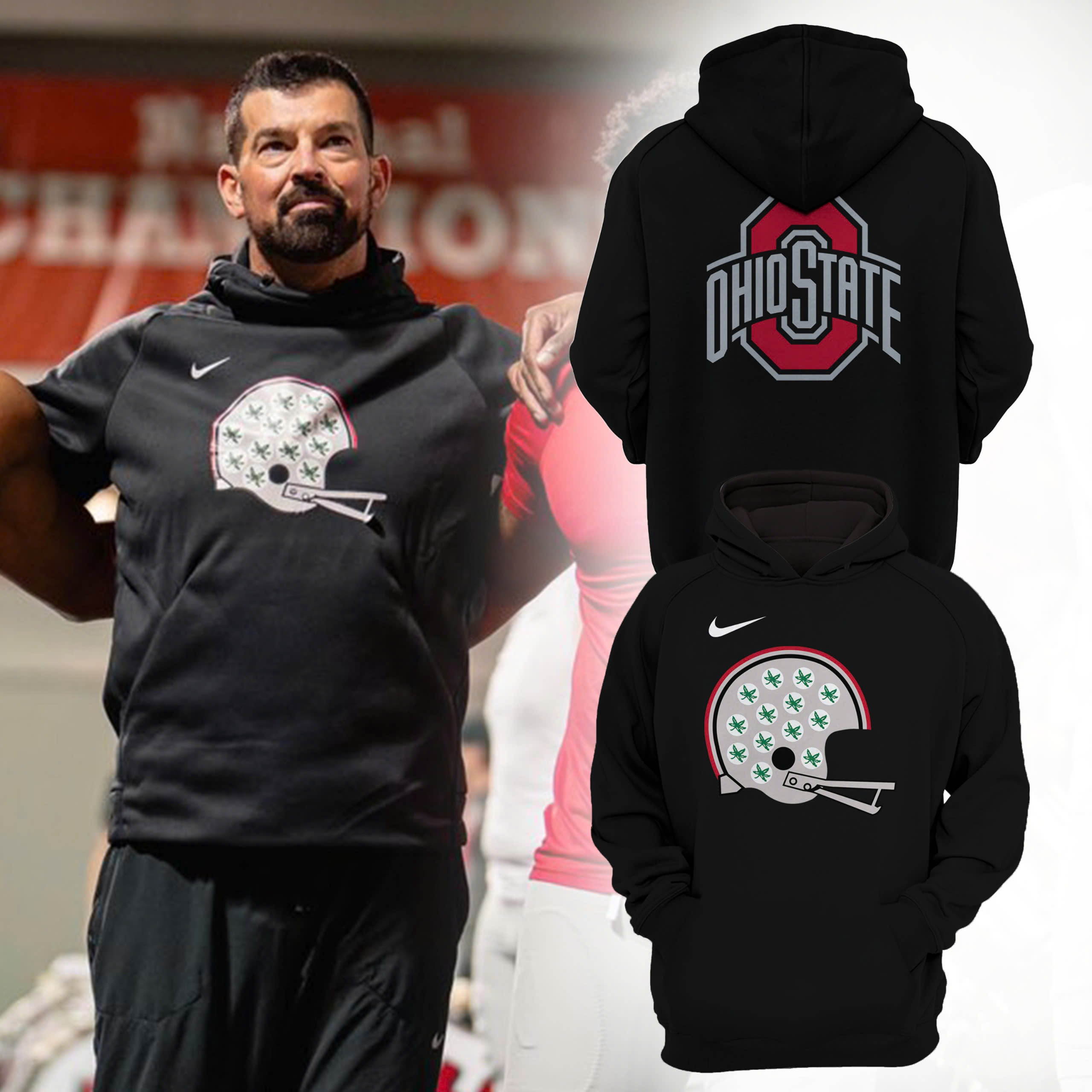 Unise Ohio State Buckeyes Raglan Hoodie - Famjoys Unise Ohio State Buckeyes Raglan Hoodie - Famjoys