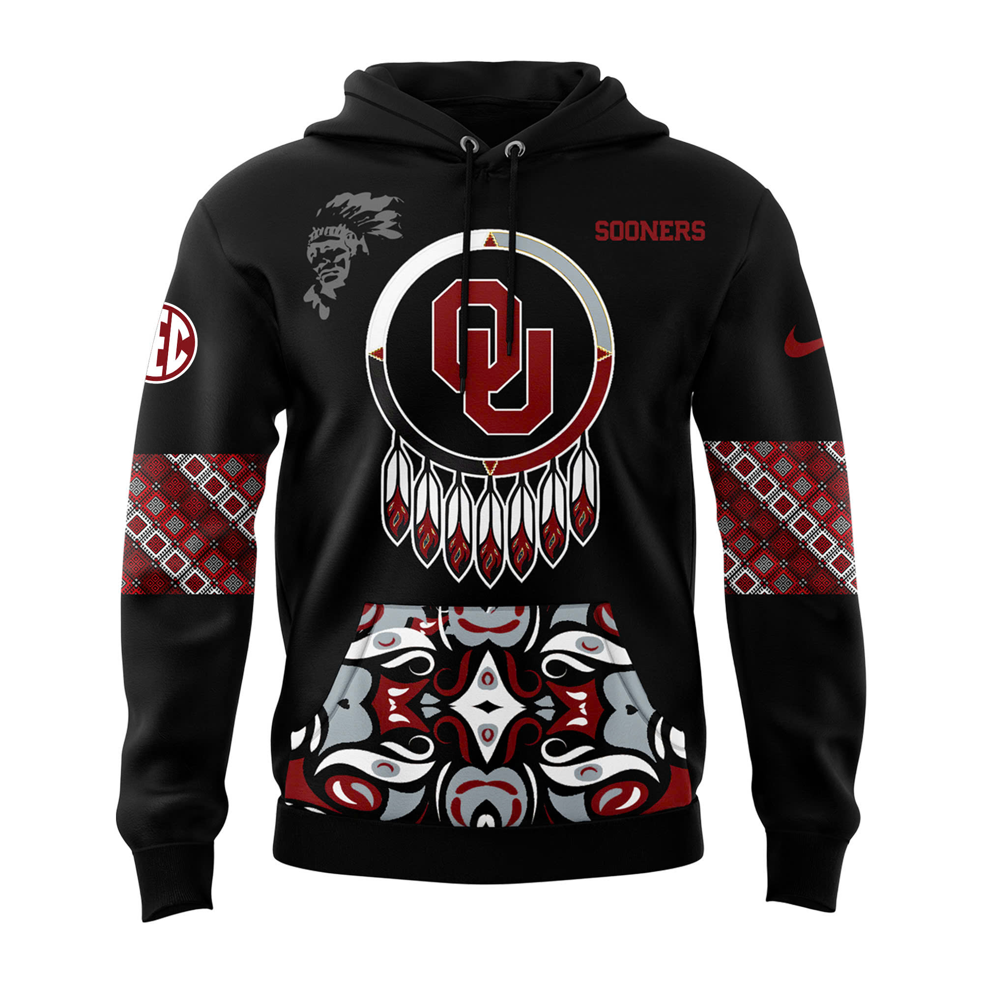 Unise Oklahoma Sooners Native American Heritage Month Premium Pullover Hoodie - Famjoys Unise Oklahoma Sooners Native American Heritage Month Premium Pullover Hoodie - Famjoys