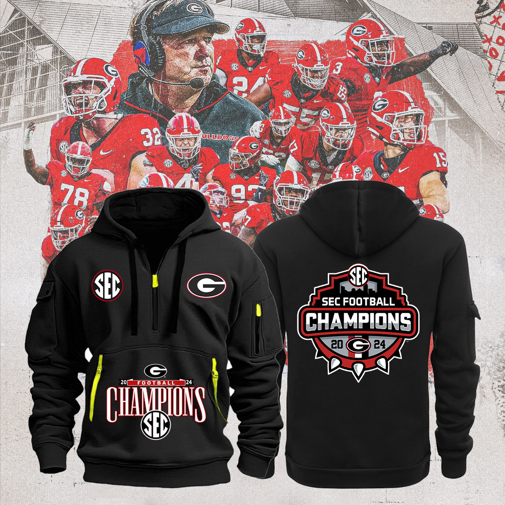 Unisex Georgia Bulldogs SEC Football Conference Champions New Hoodie - Famjoys Unisex Georgia Bulldogs SEC Football Conference Champions New Hoodie - Famjoys