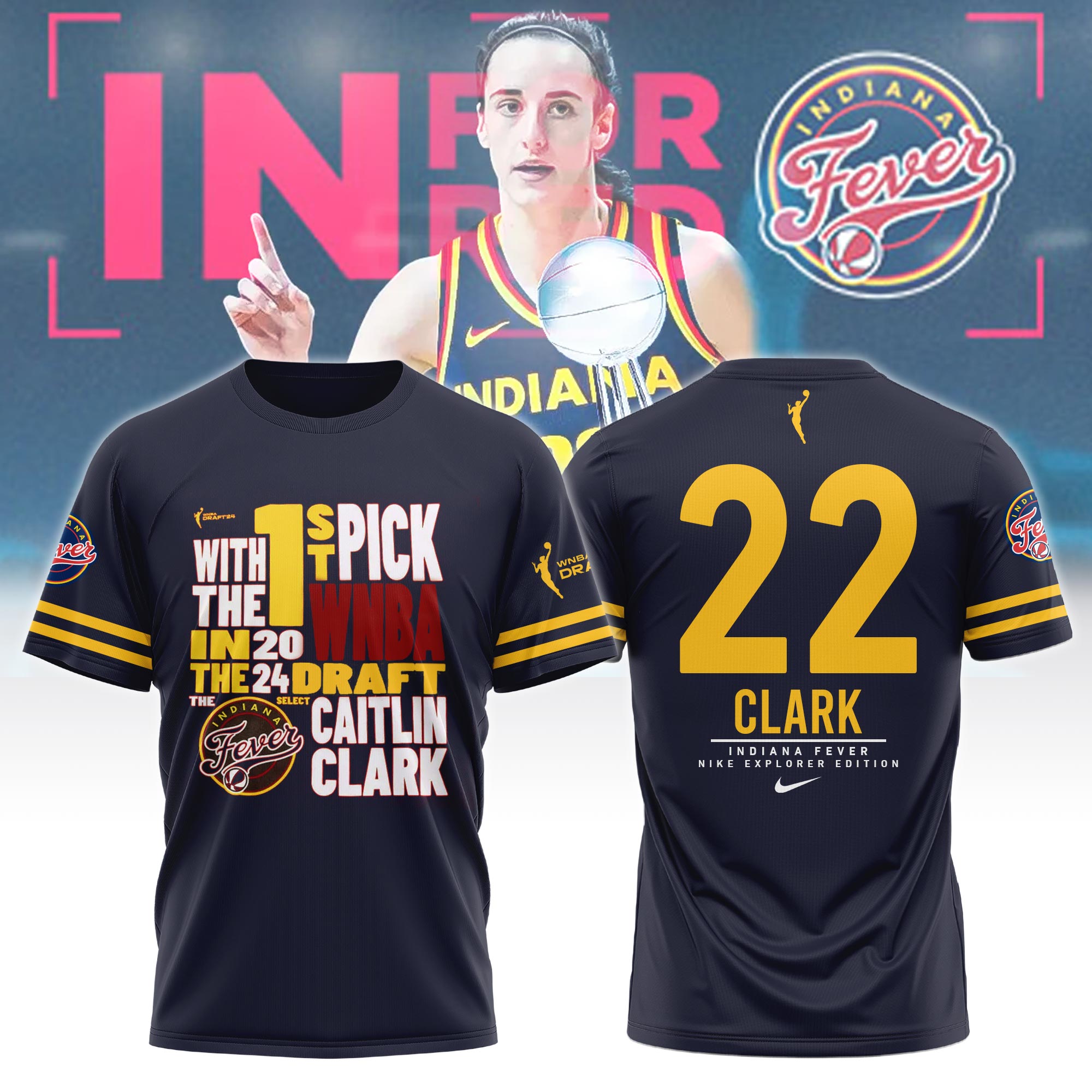 Unisex Indiana Fever Caitlin Clark Red WNBA 02 - Famjoys Unisex Indiana Fever Caitlin Clark Red WNBA 02 - Famjoys