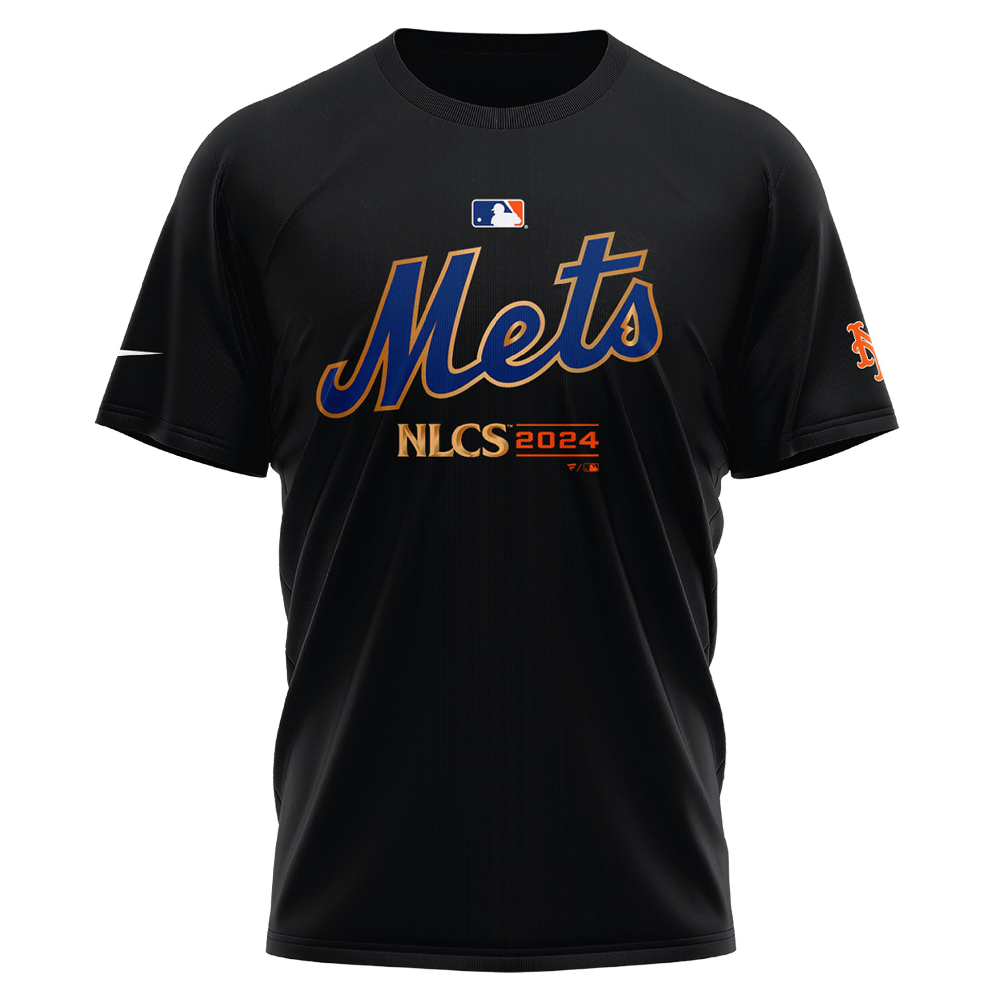 Unisex NYM Black NLCS TShirt - Famjoys Unisex NYM Black NLCS TShirt - Famjoys