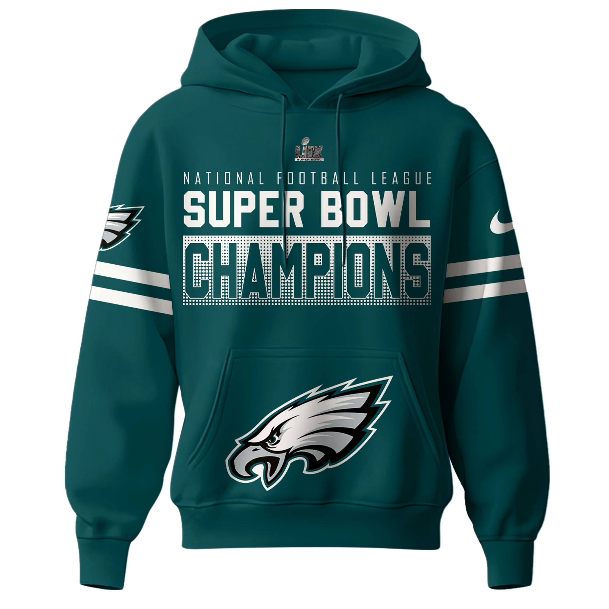 Unisex Philadelphia Eagles Super Bowl Champions Hoodie s - Famjoys Unisex Philadelphia Eagles Super Bowl Champions Hoodie s - Famjoys