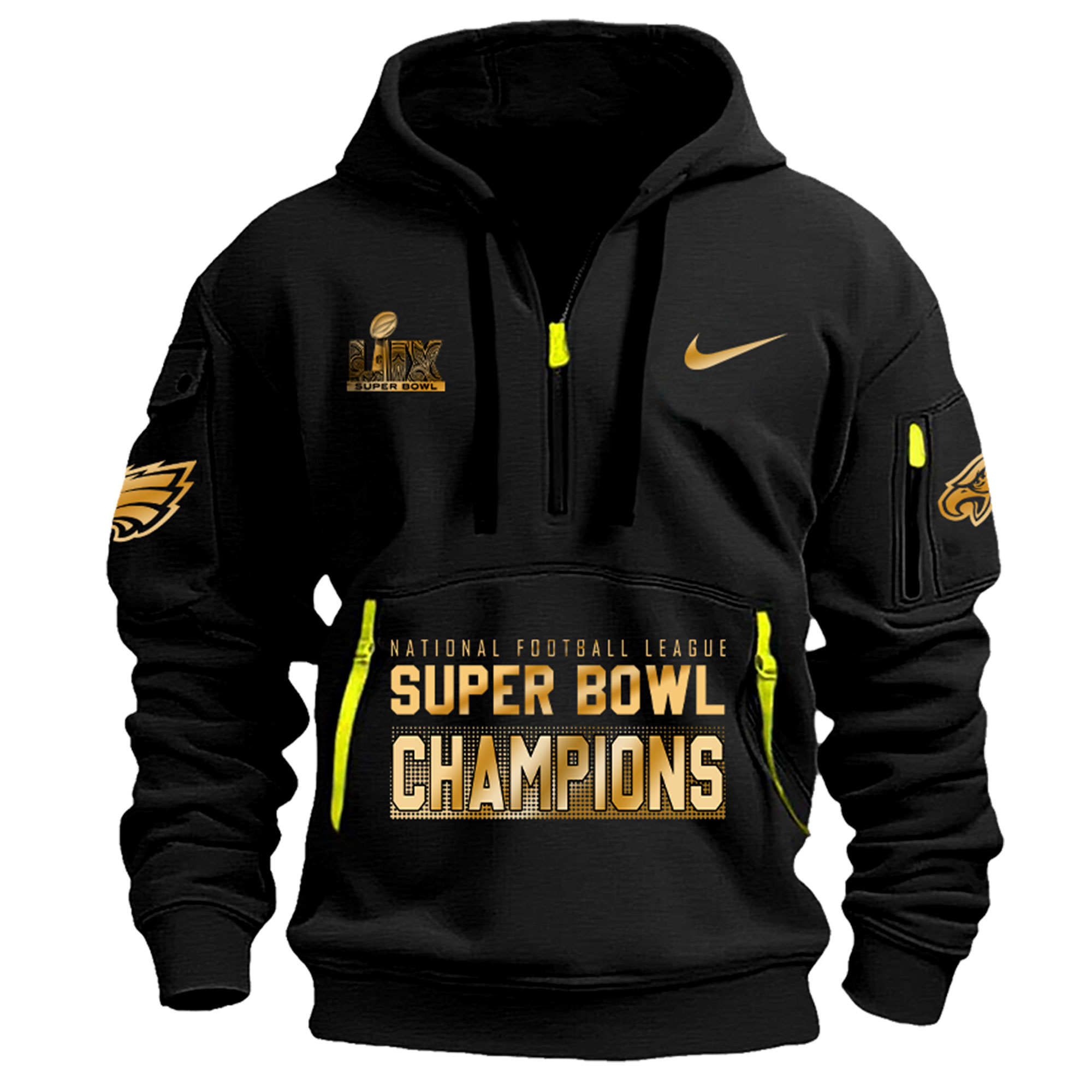 Unisex Philadelphia Eagles Super Bowl Champions New Hoodie s - Famjoys Unisex Philadelphia Eagles Super Bowl Champions New Hoodie s - Famjoys