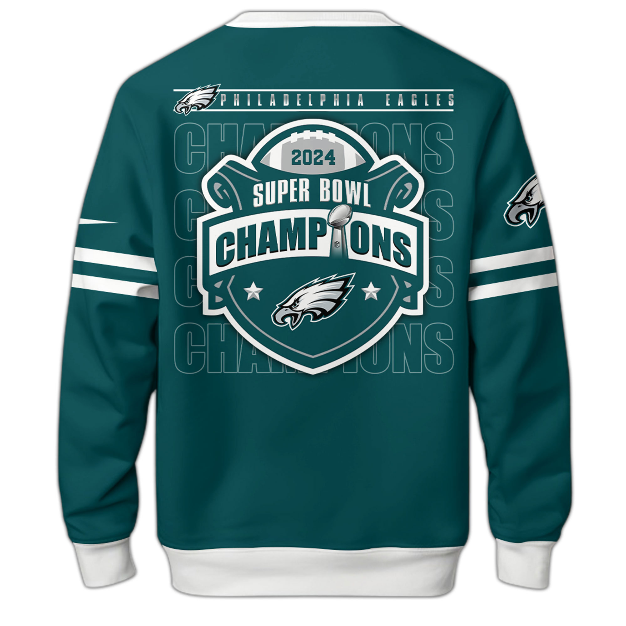 Unisex Philadelphia Eagles Super Bowl Champions Sweatshirt s - Famjoys Unisex Philadelphia Eagles Super Bowl Champions Sweatshirt s - Famjoys