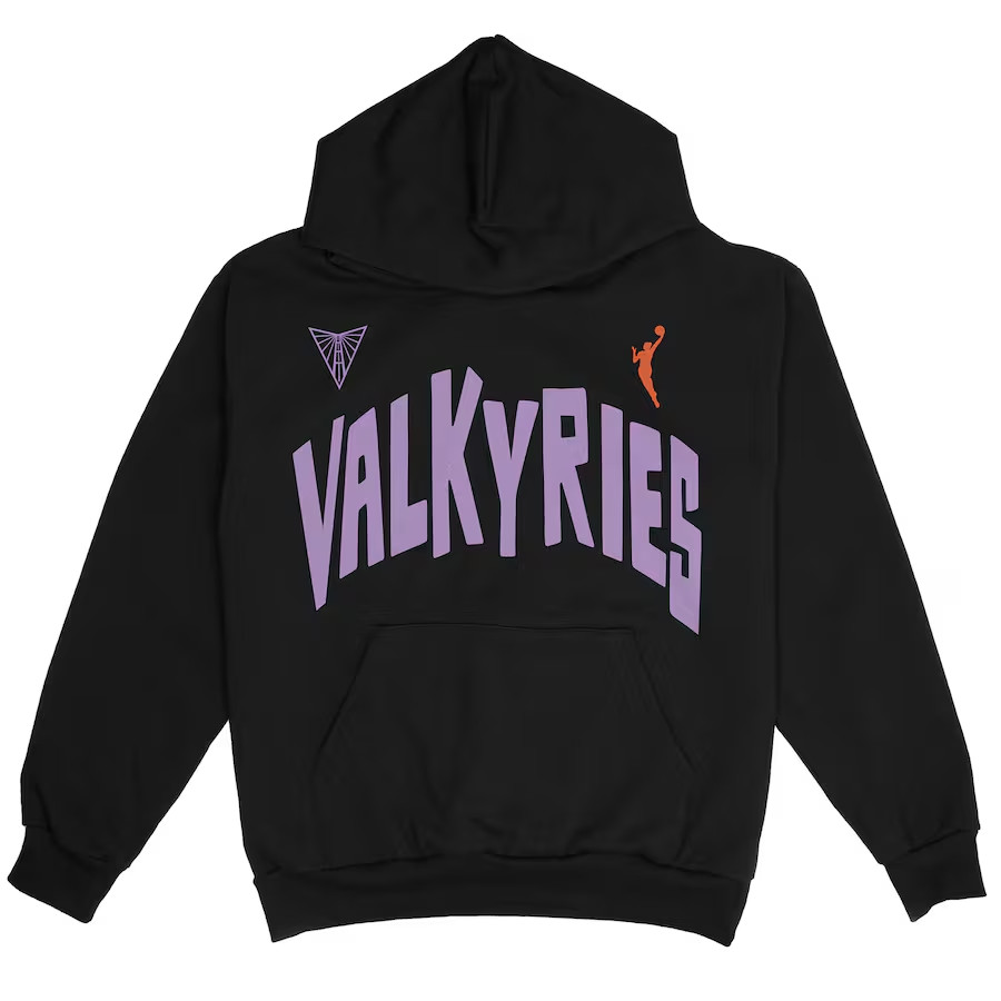 Unisex Playa Society Eclipse Black Golden State Valkyries Pullover Hoodie - Famjoys Unisex Playa Society Eclipse Black Golden State Valkyries Pullover Hoodie - Famjoys