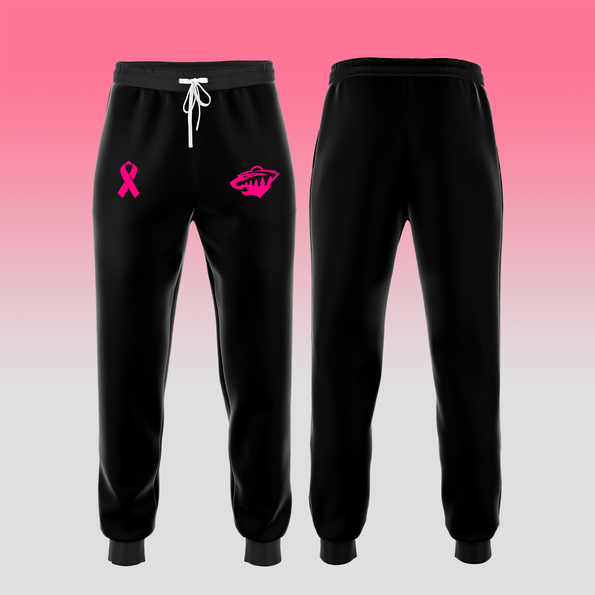 Unisex Pro Minnesota Wild NHL Breast Cancer Awareness Month Zip Hoodie - Famjoys Unisex Pro Minnesota Wild NHL Breast Cancer Awareness Month Zip Hoodie - Famjoys