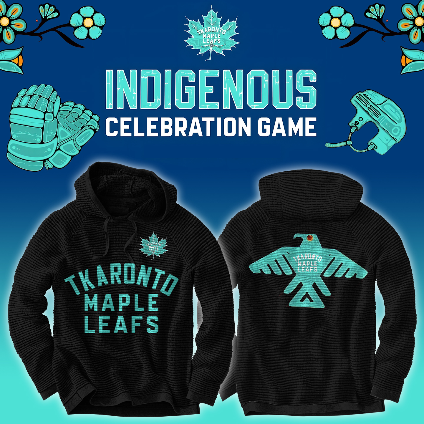 Unisex Toronto Maple Leafs Indigenous Heritage Night Premium Pullover Hoodie - Famjoys Unisex Toronto Maple Leafs Indigenous Heritage Night Premium Pullover Hoodie - Famjoys