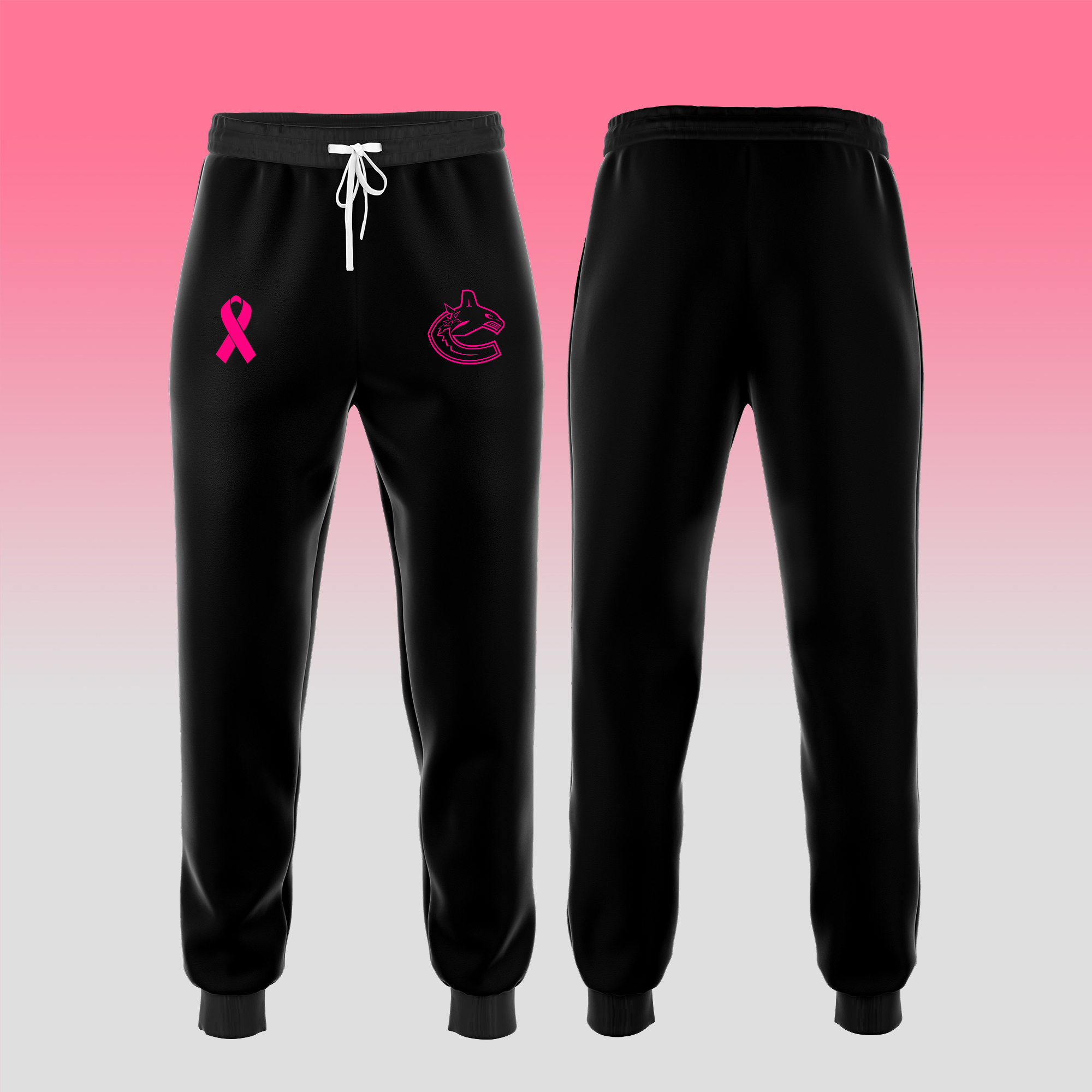 Unisex Vancouver Canucks NHL Breast Cancer Awareness Month Long Sleeve Shirt - Famjoys Unisex Vancouver Canucks NHL Breast Cancer Awareness Month Long Sleeve Shirt - Famjoys
