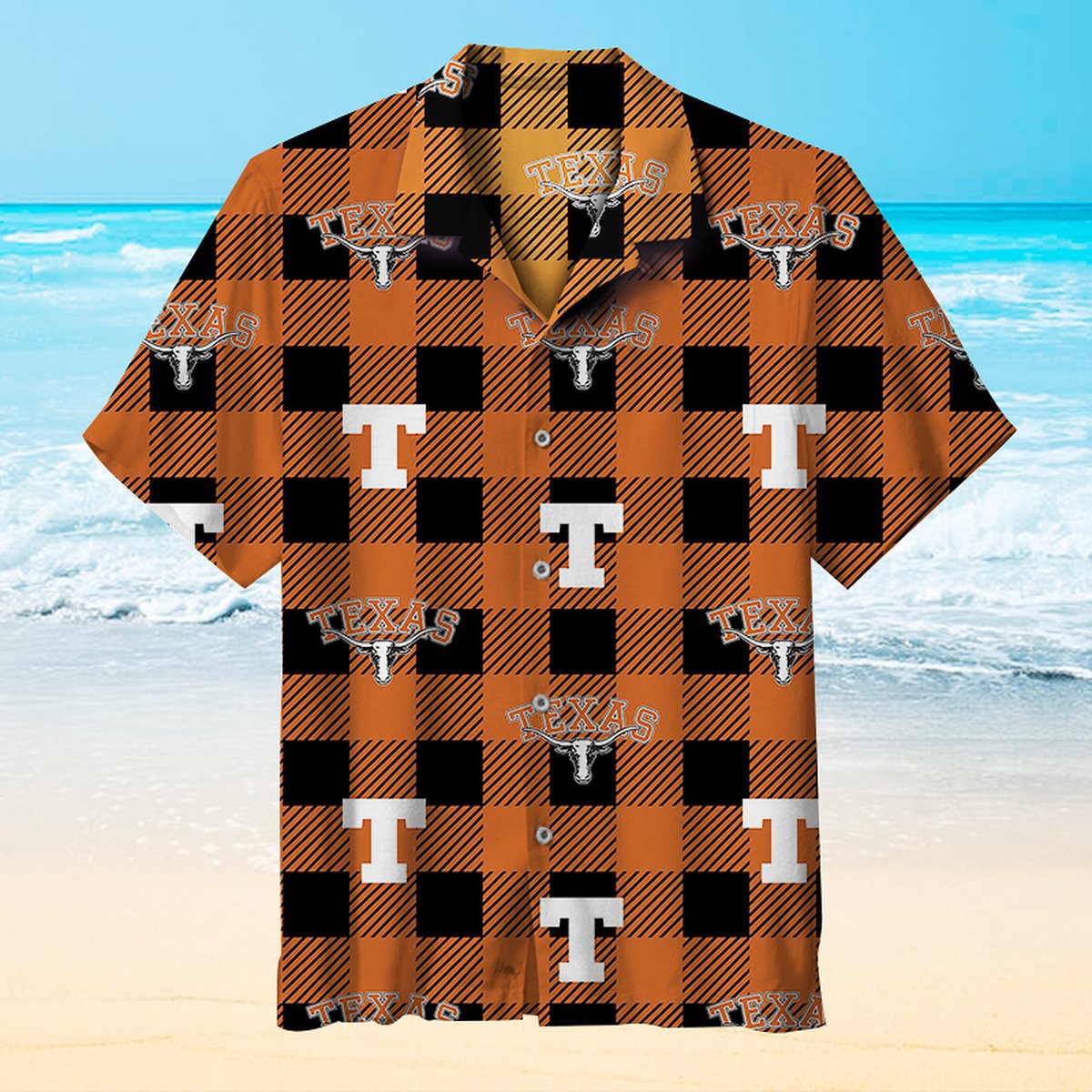 University Of Texas Hawaiian Shirt - Famjoys University Of Texas Hawaiian Shirt - Famjoys