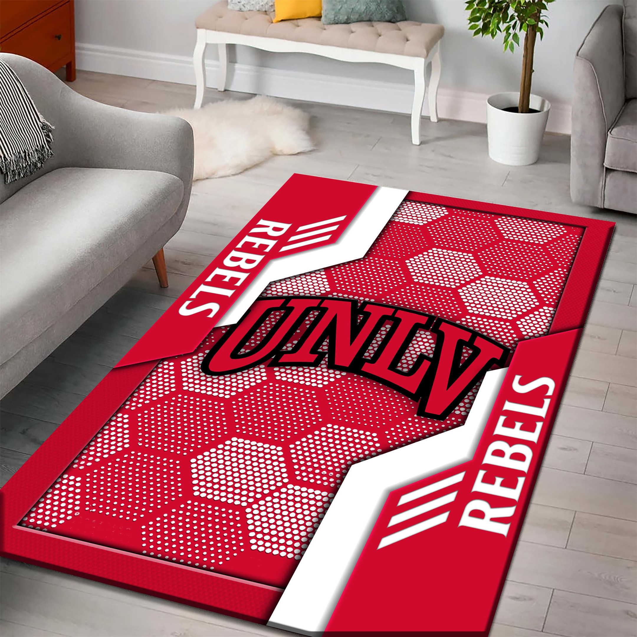 UNLV Rebels Area Rugs 3787 - Famjoys UNLV Rebels Area Rugs 3787 - Famjoys