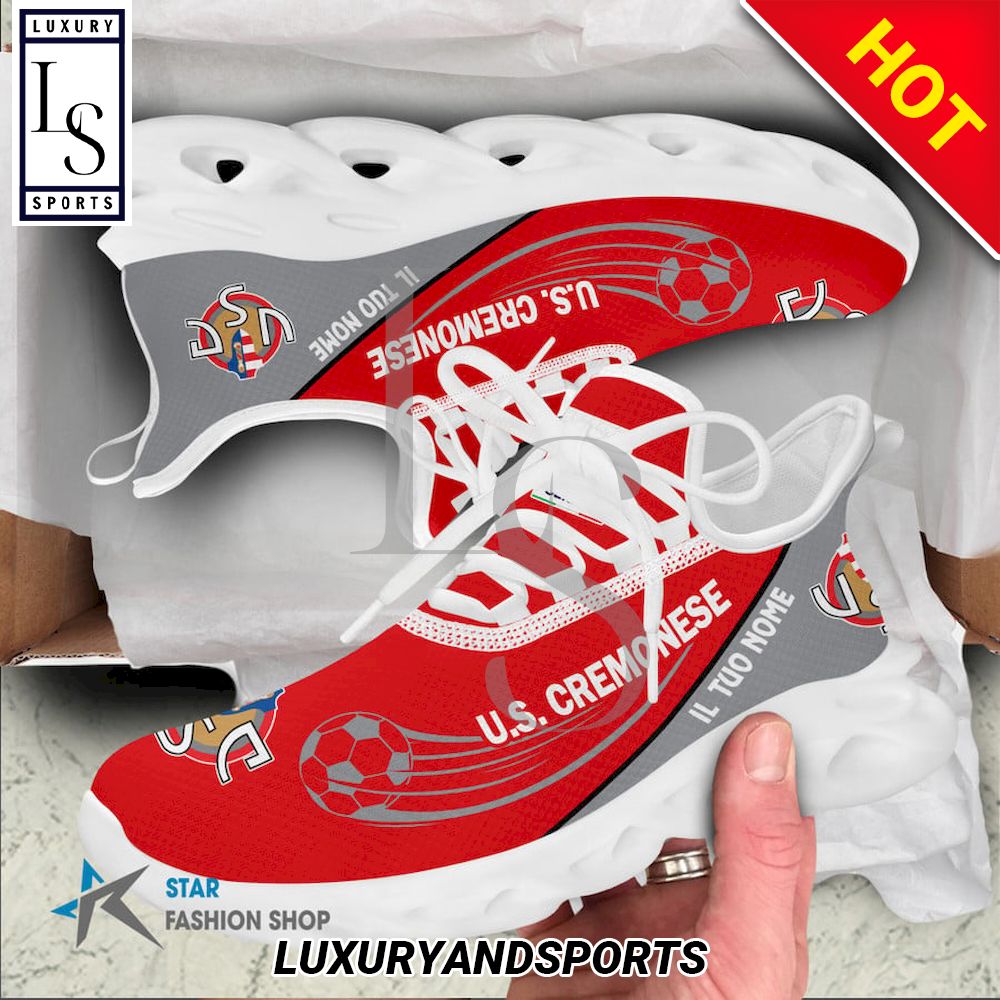 US Cremonese Serie A Custom Name Max Soul Shoes - Famjoys US Cremonese Serie A Custom Name Max Soul Shoes - Famjoys