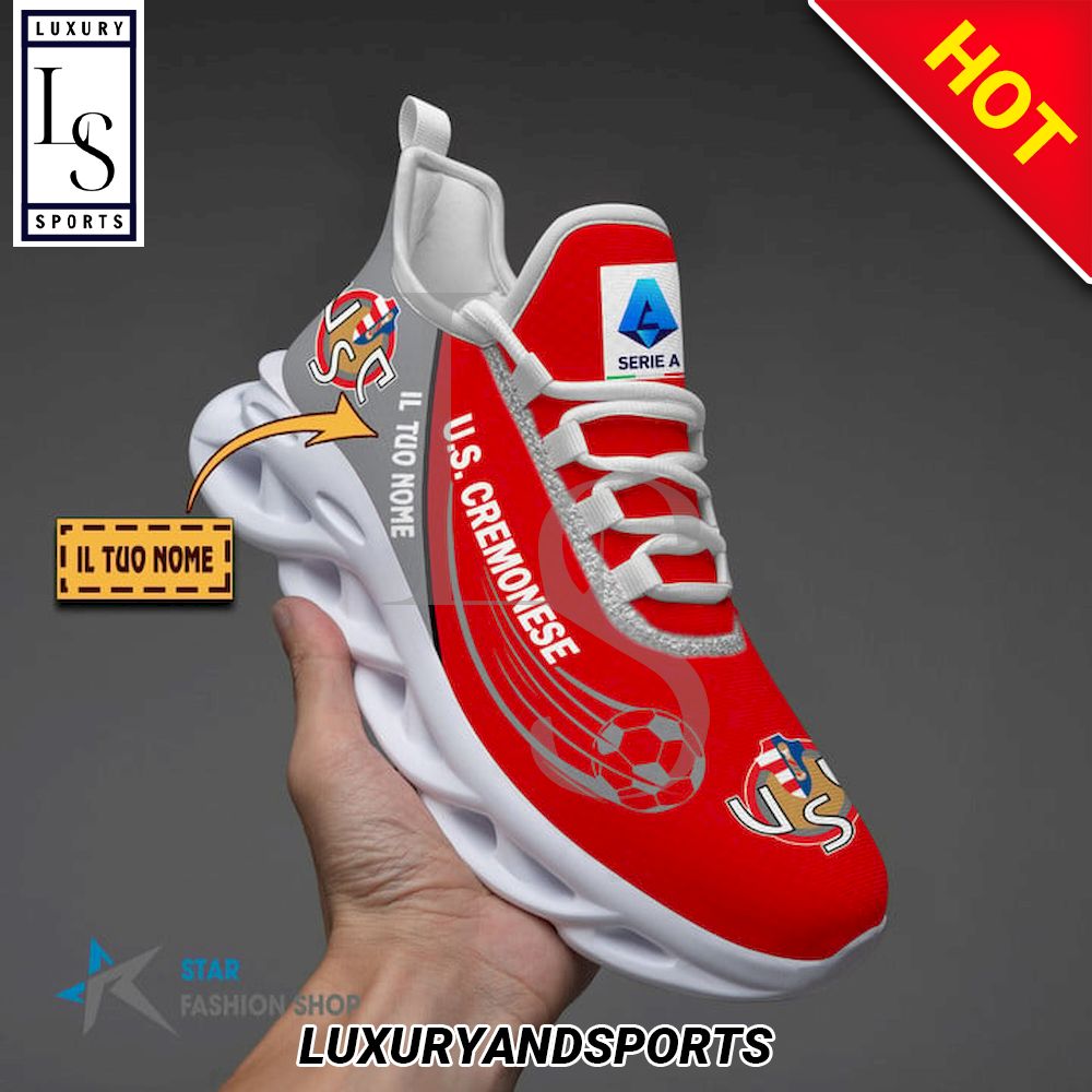 US Cremonese Serie A Custom Name Max Soul Shoes - Famjoys US Cremonese Serie A Custom Name Max Soul Shoes - Famjoys