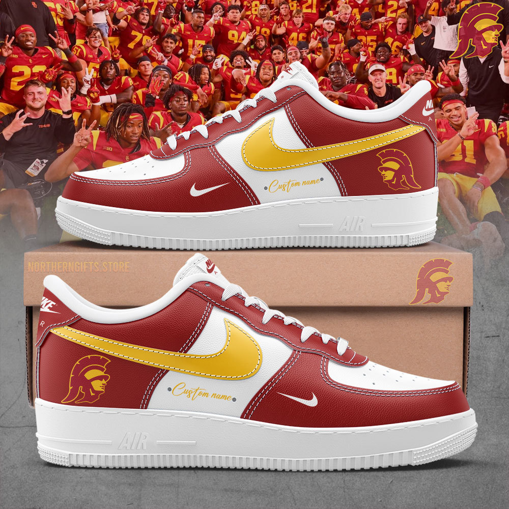 USC Football Custom Name For Fans Shoes+NT02092406ID10 - Famjoys USC Football Custom Name For Fans Shoes+NT02092406ID10 - Famjoys
