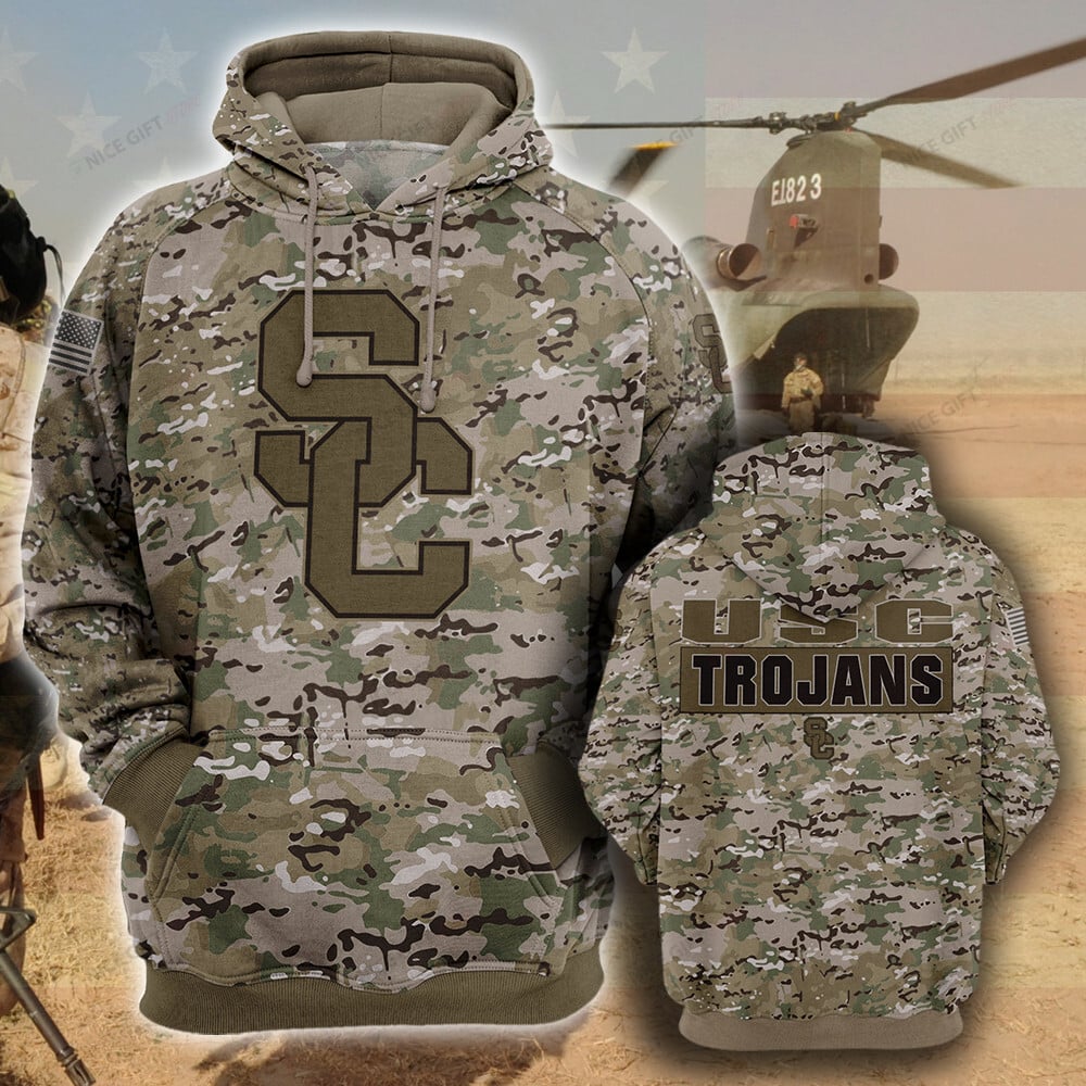 USC Trojans Camouflage Hoodie - Famjoys USC Trojans Camouflage Hoodie - Famjoys
