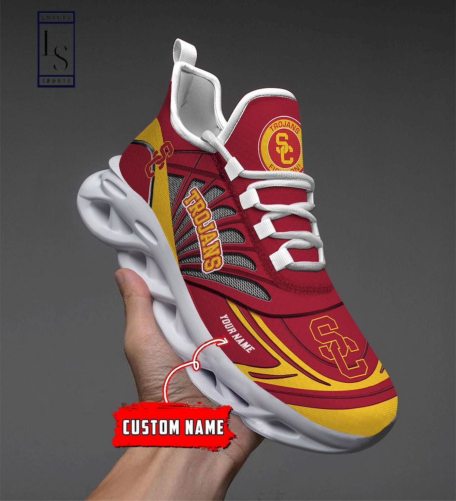 USC Trojans Custom Name Max Soul Shoes - Famjoys USC Trojans Custom Name Max Soul Shoes - Famjoys