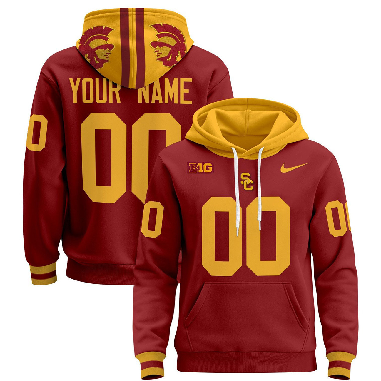 USC Trojans Football Hoodie - Famjoys USC Trojans Football Hoodie - Famjoys