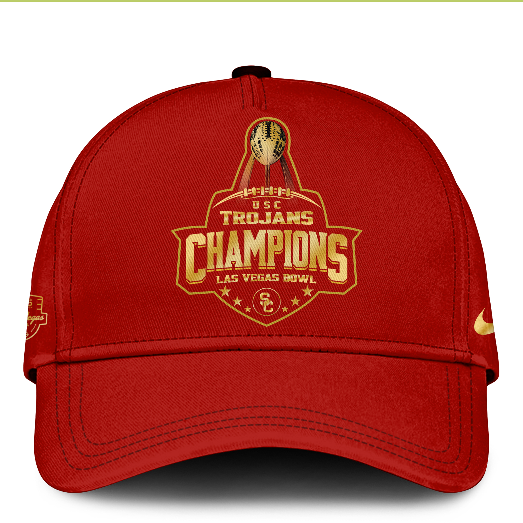 USC Trojans Las Vegas Bowl Champions Gold Tshirt - Famjoys USC Trojans Las Vegas Bowl Champions Gold Tshirt - Famjoys