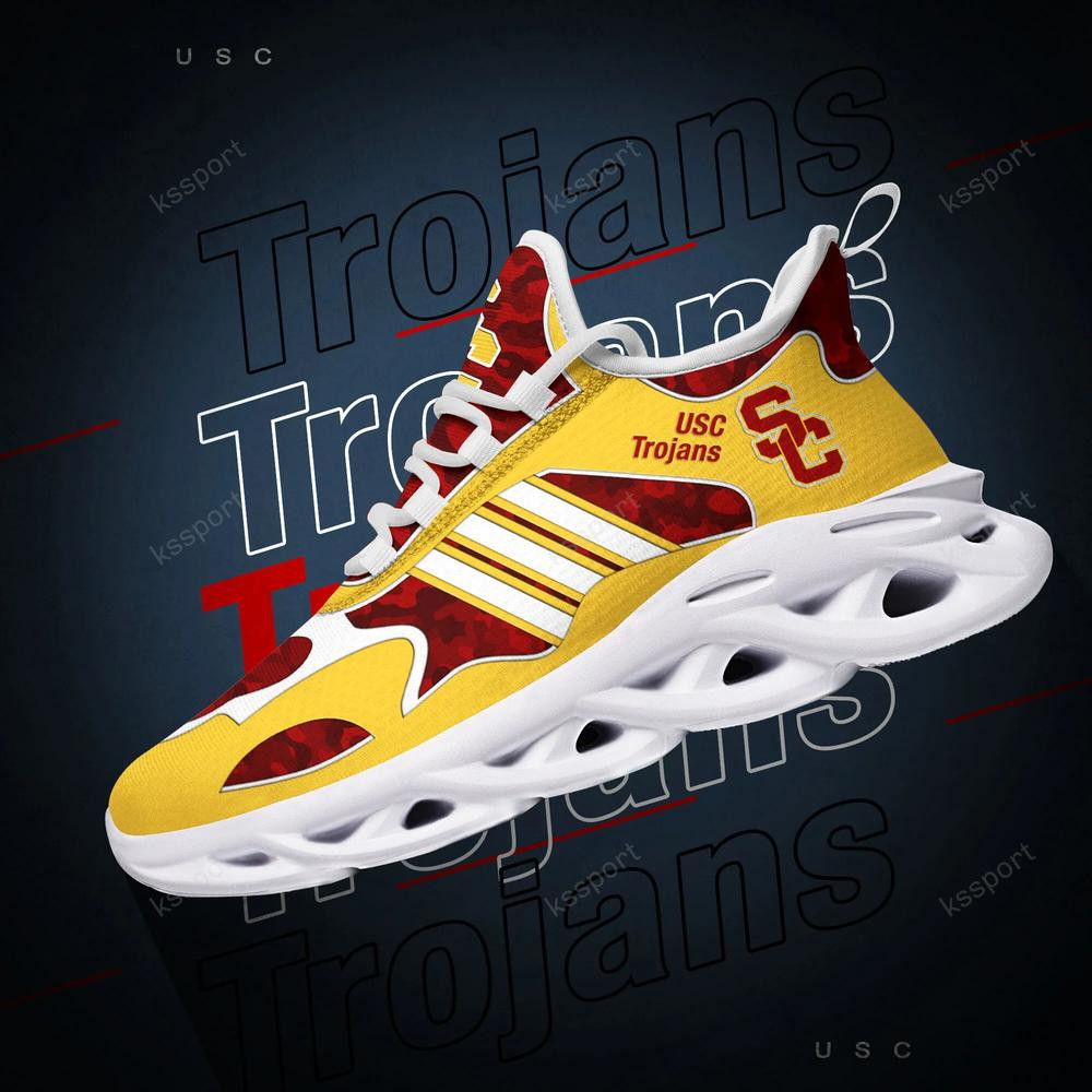 USC Trojans Max Soul Clunky, Camo Running Sneakers For Fan Ever - Famjoys USC Trojans Max Soul Clunky, Camo Running Sneakers For Fan Ever - Famjoys