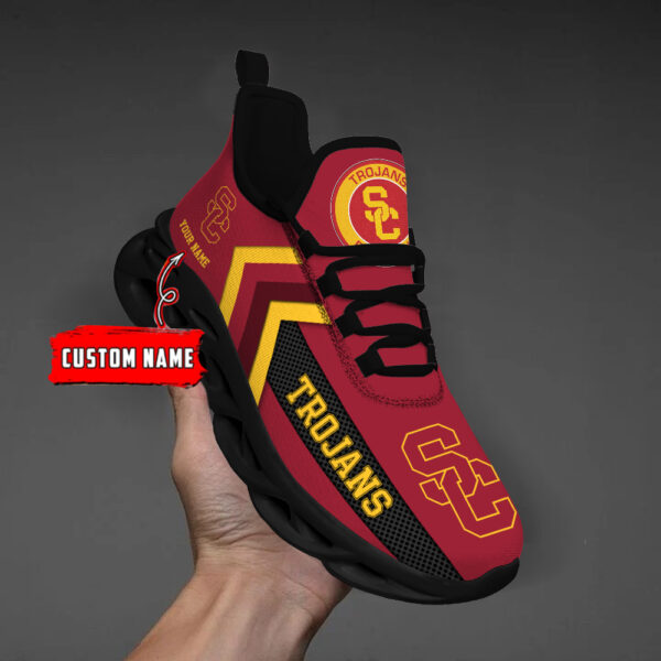 USC Trojans Personalized Custom Name Max Soul Shoes DS003 - Famjoys USC Trojans Personalized Custom Name Max Soul Shoes DS003 - Famjoys