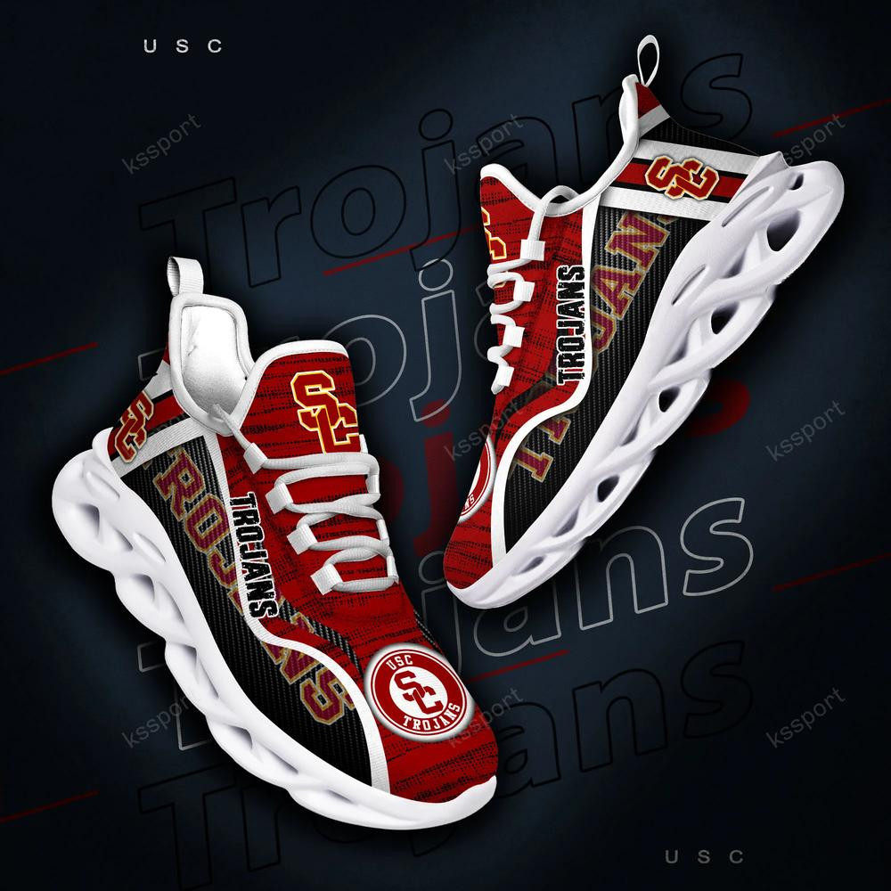 USC Trojans Personalized Max Soul Shoes 2022 - Famjoys USC Trojans Personalized Max Soul Shoes 2022 - Famjoys