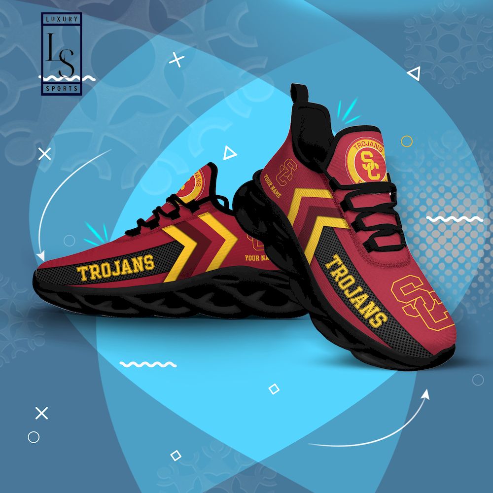 USC Trojans Personalized Max Soul Shoes - Famjoys USC Trojans Personalized Max Soul Shoes - Famjoys