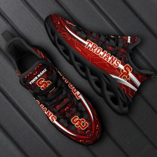 USC Trojans Personalized Max Soul YZ Running Sneakers 108 - Famjoys USC Trojans Personalized Max Soul YZ Running Sneakers 108 - Famjoys