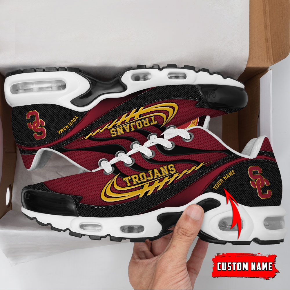 USC Trojans Personalized Name Air Cushion Sports Shoes Sneaker KLTNS220531 - Famjoys USC Trojans Personalized Name Air Cushion Sports Shoes Sneaker KLTNS220531 - Famjoys