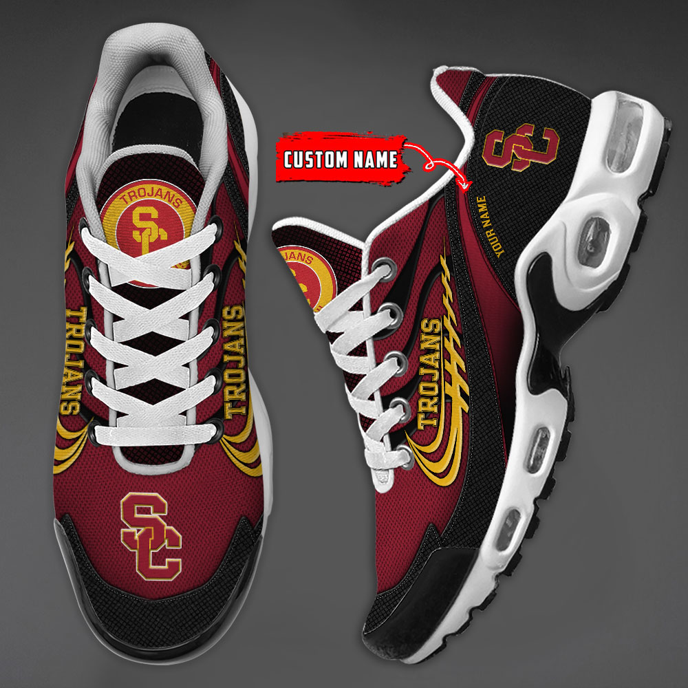 USC Trojans Personalized Name Air Cushion Sports Shoes Sneaker KLTNS220531 - Famjoys USC Trojans Personalized Name Air Cushion Sports Shoes Sneaker KLTNS220531 - Famjoys