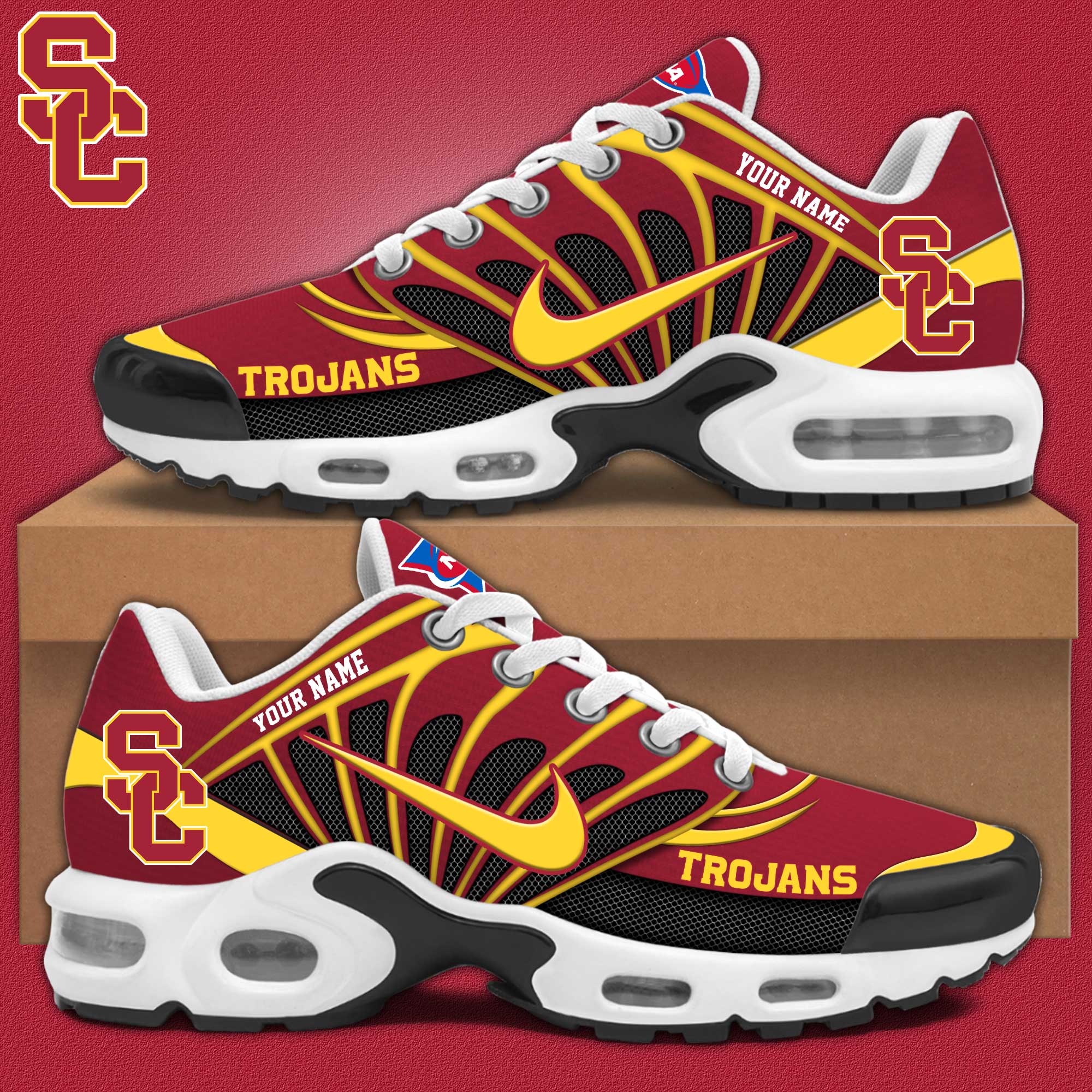 USC Trojans Personalized Shoes - Famjoys USC Trojans Personalized Shoes - Famjoys