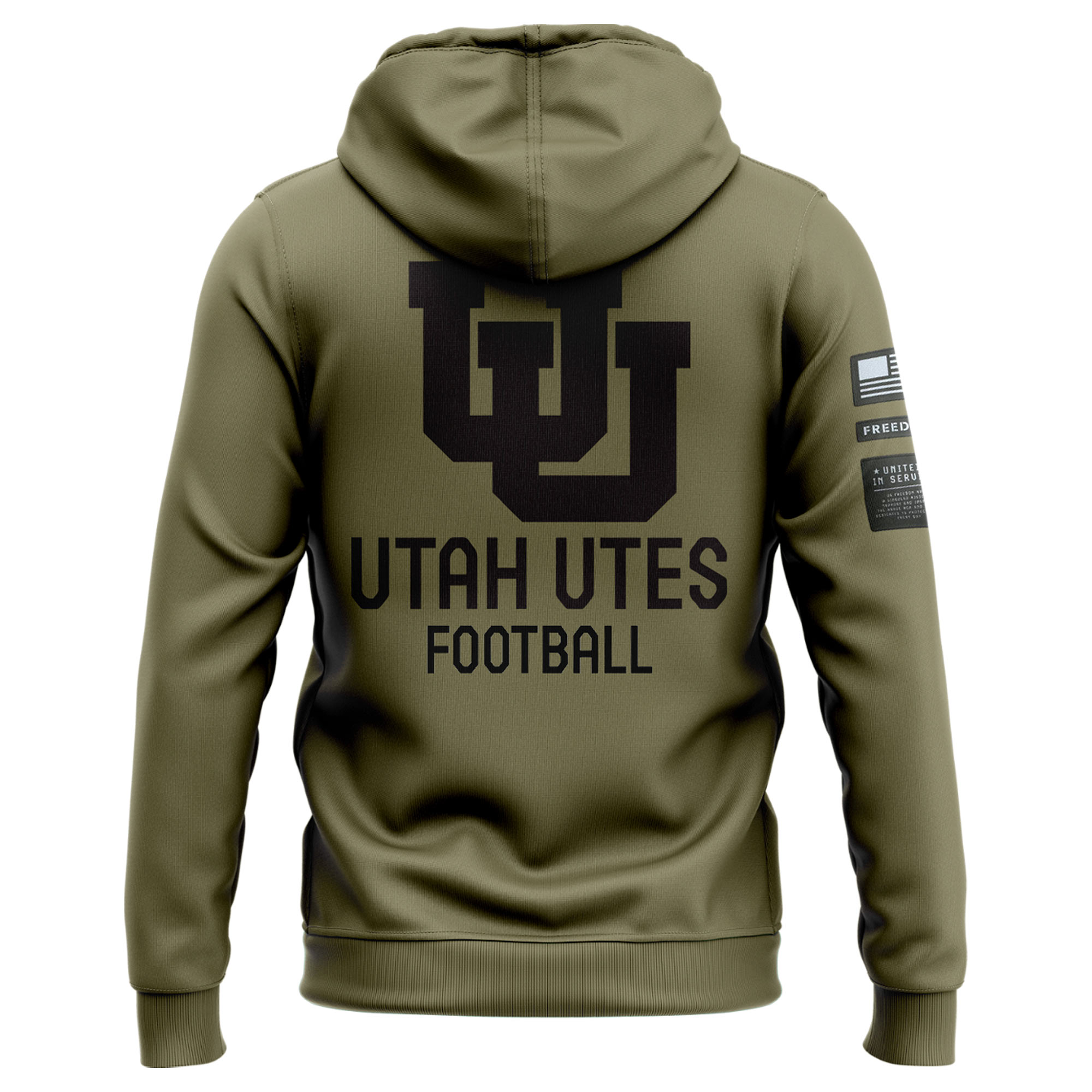 Utah Football Camo Salute to Service Club Fleece Pullover Hoodie - Famjoys Utah Football Camo Salute to Service Club Fleece Pullover Hoodie - Famjoys