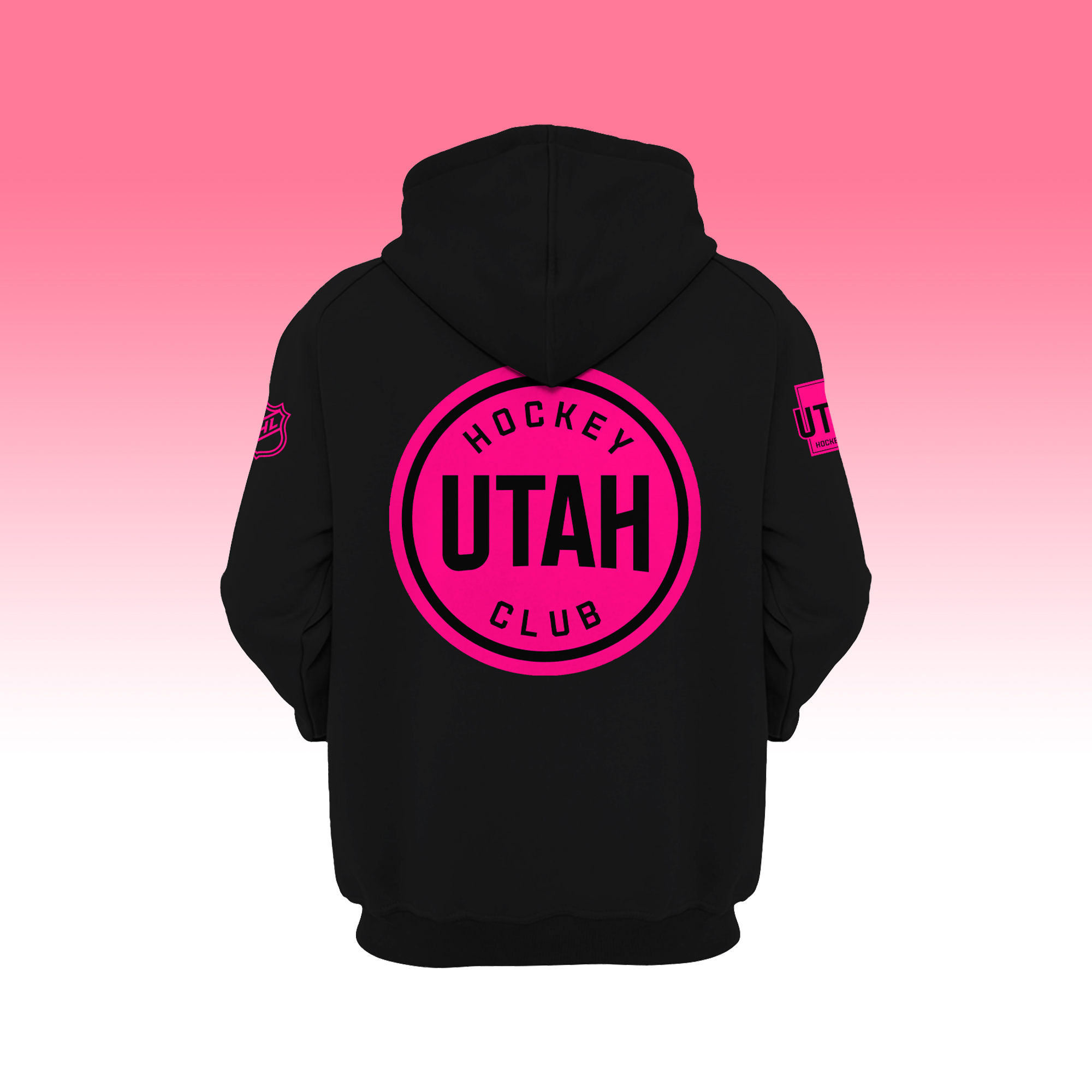 Utah Hockey Club NHL Breast Cancer Awareness Month Pullover Hoodie - Famjoys Utah Hockey Club NHL Breast Cancer Awareness Month Pullover Hoodie - Famjoys