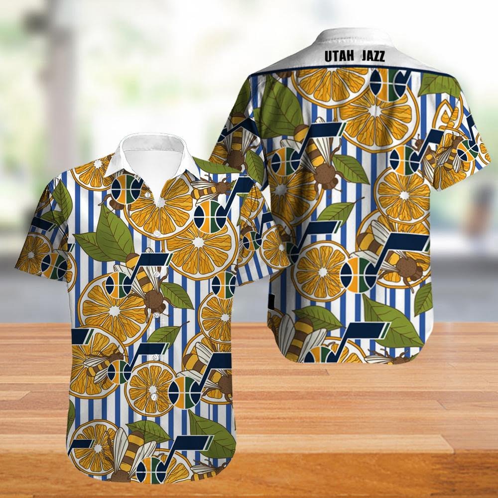 Utah Jazz Hawaiian Shirt - Famjoys Utah Jazz Hawaiian Shirt - Famjoys