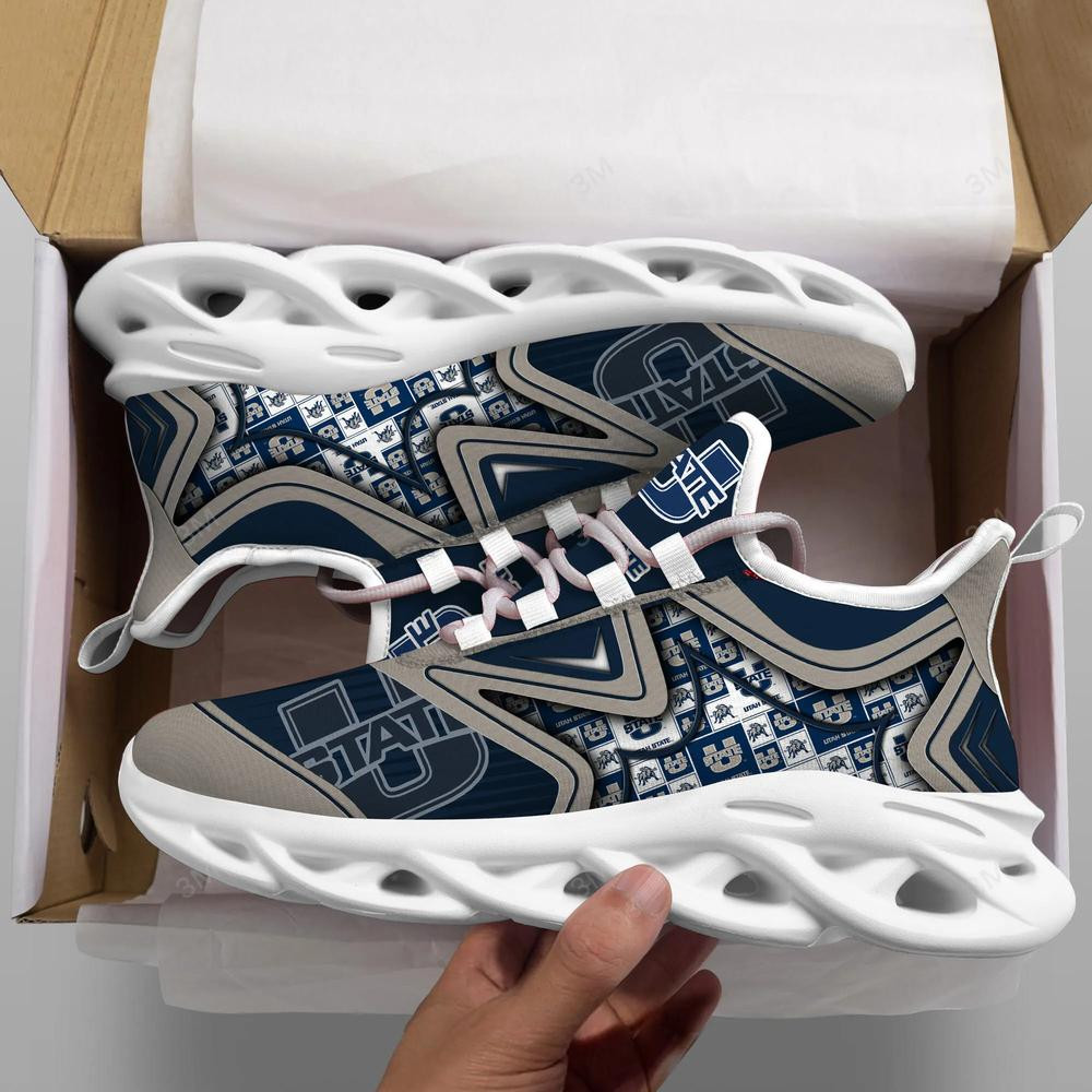 Utah State Aggies Max Soul Clunky Shoes - Famjoys Utah State Aggies Max Soul Clunky Shoes - Famjoys