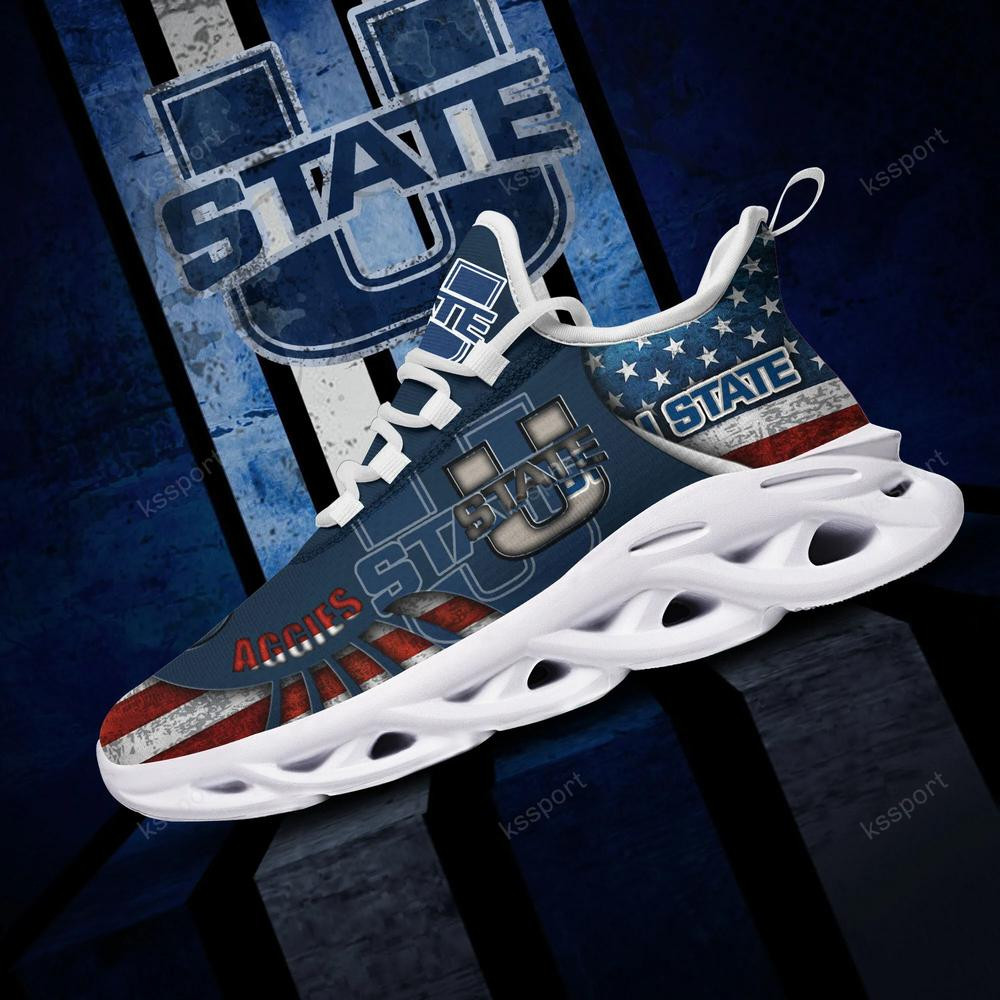 Utah State Aggies Max Soul Clunky Shoes - Famjoys Utah State Aggies Max Soul Clunky Shoes - Famjoys