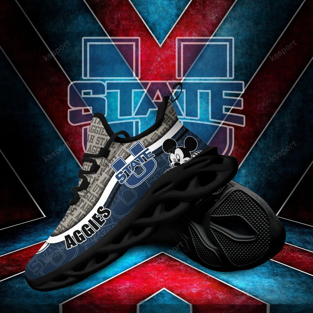 Utah State Aggies Max Soul Clunky Sneakers - Famjoys Utah State Aggies Max Soul Clunky Sneakers - Famjoys