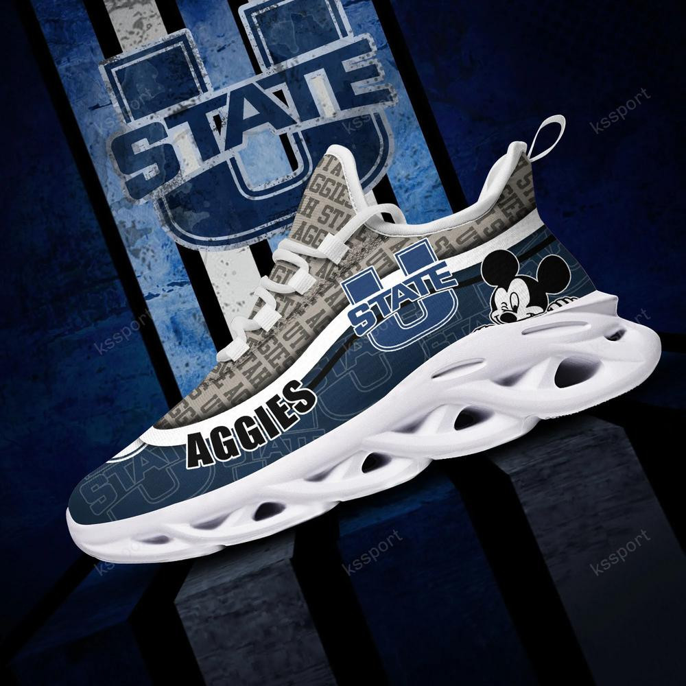 Utah State Aggies Max Soul Clunky Sneakers - Famjoys Utah State Aggies Max Soul Clunky Sneakers - Famjoys