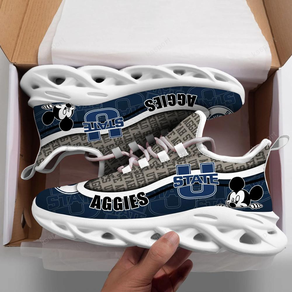 Utah State Aggies Max Soul Clunky Sneakers - Famjoys Utah State Aggies Max Soul Clunky Sneakers - Famjoys