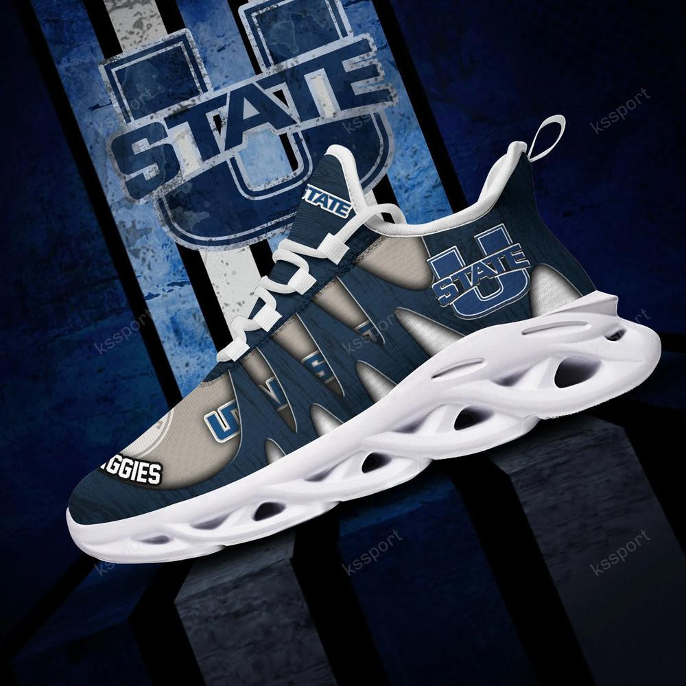Utah State Aggies Max Soul Shoes, Running Sneakers - Famjoys Utah State Aggies Max Soul Shoes, Running Sneakers - Famjoys