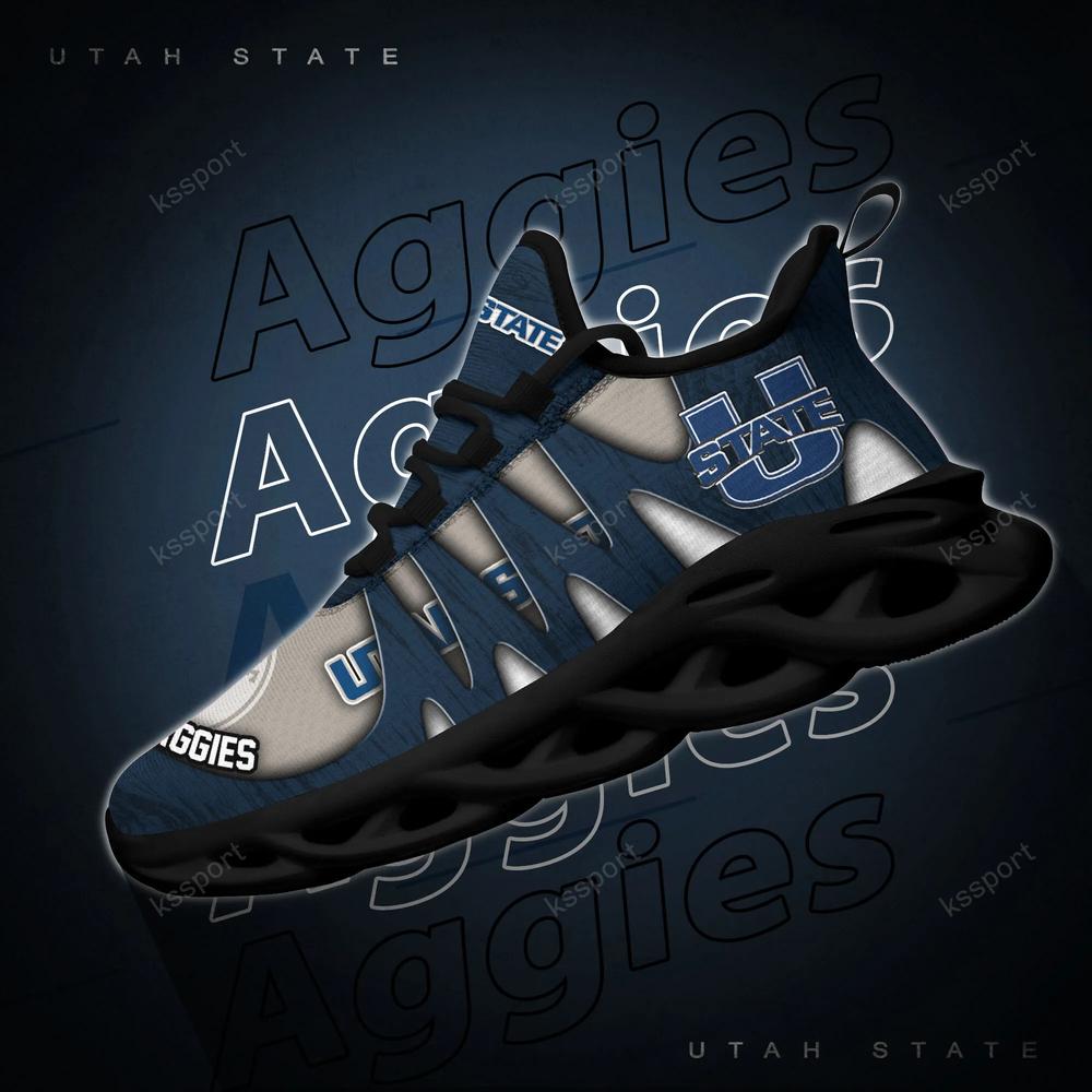 Utah State Aggies Max Soul Shoes, Running Sneakers - Famjoys Utah State Aggies Max Soul Shoes, Running Sneakers - Famjoys