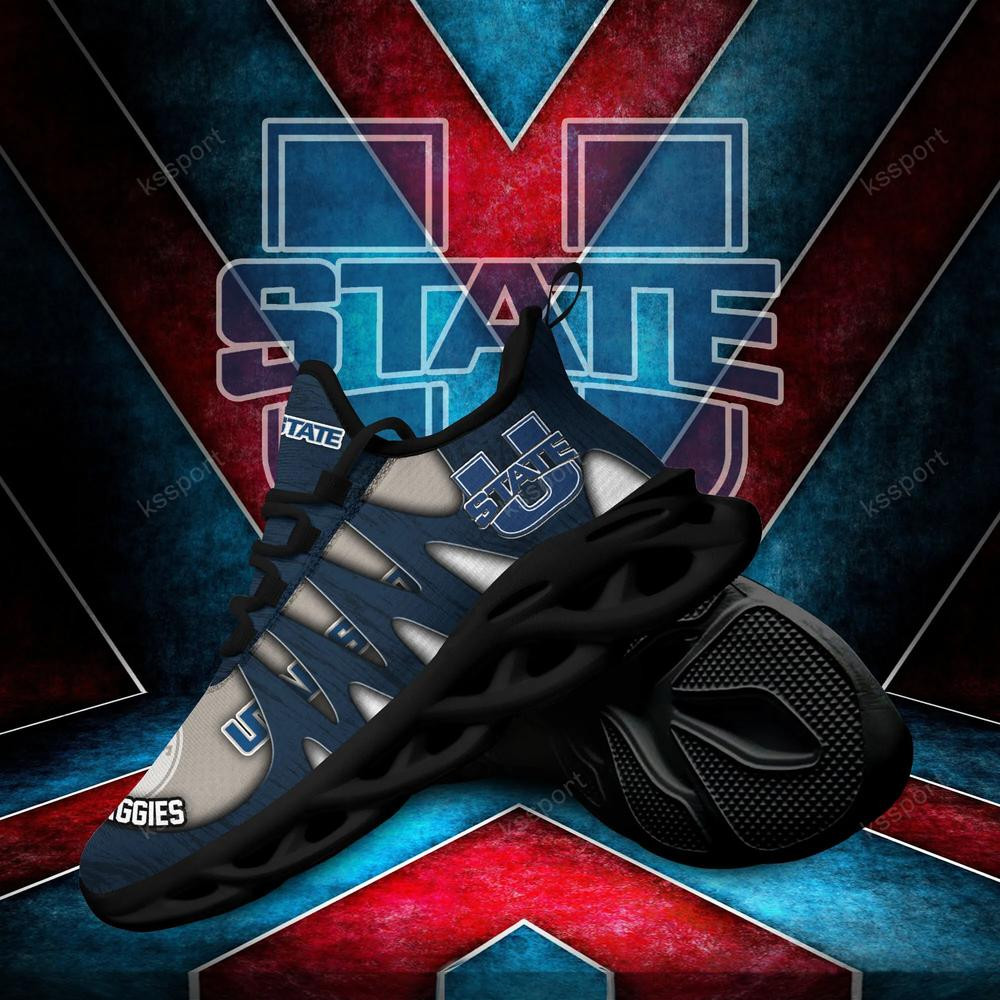 Utah State Aggies Max Soul Shoes, Running Sneakers - Famjoys Utah State Aggies Max Soul Shoes, Running Sneakers - Famjoys