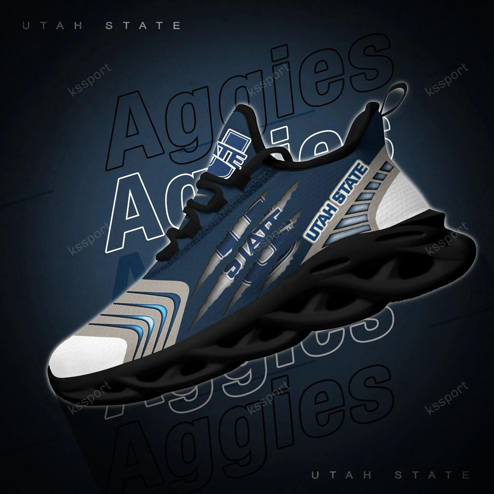 Utah State Aggies Max Soul Sneakers Chunky - Famjoys Utah State Aggies Max Soul Sneakers Chunky - Famjoys