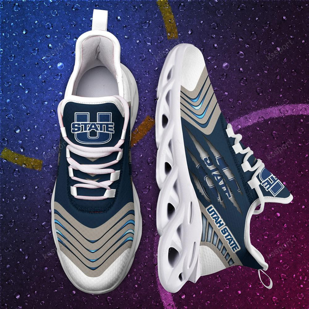 Utah State Aggies Max Soul Sneakers Chunky - Famjoys Utah State Aggies Max Soul Sneakers Chunky - Famjoys