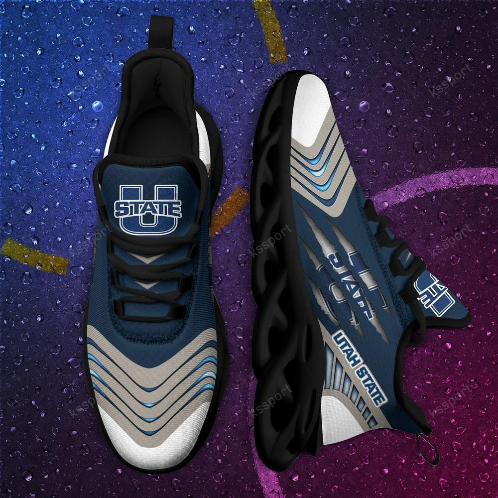 Utah State Aggies Max Soul Sneakers Chunky - Famjoys Utah State Aggies Max Soul Sneakers Chunky - Famjoys