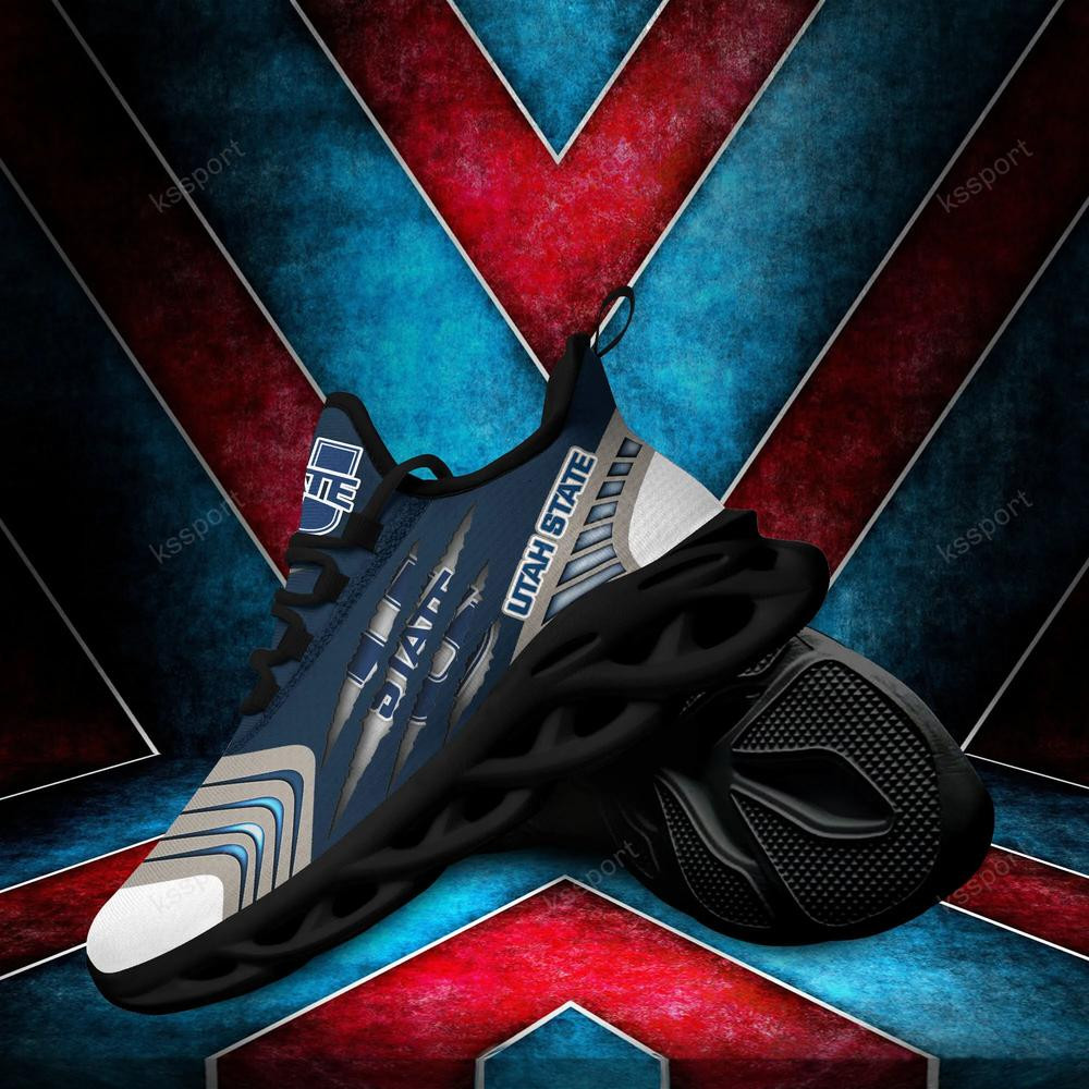 Utah State Aggies Max Soul Sneakers Chunky - Famjoys Utah State Aggies Max Soul Sneakers Chunky - Famjoys