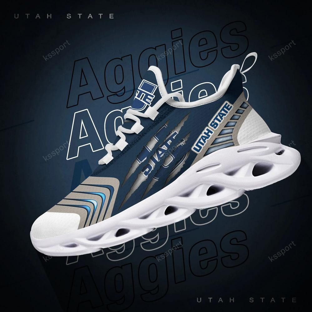Utah State Aggies Max Soul Sneakers Chunky - Famjoys Utah State Aggies Max Soul Sneakers Chunky - Famjoys