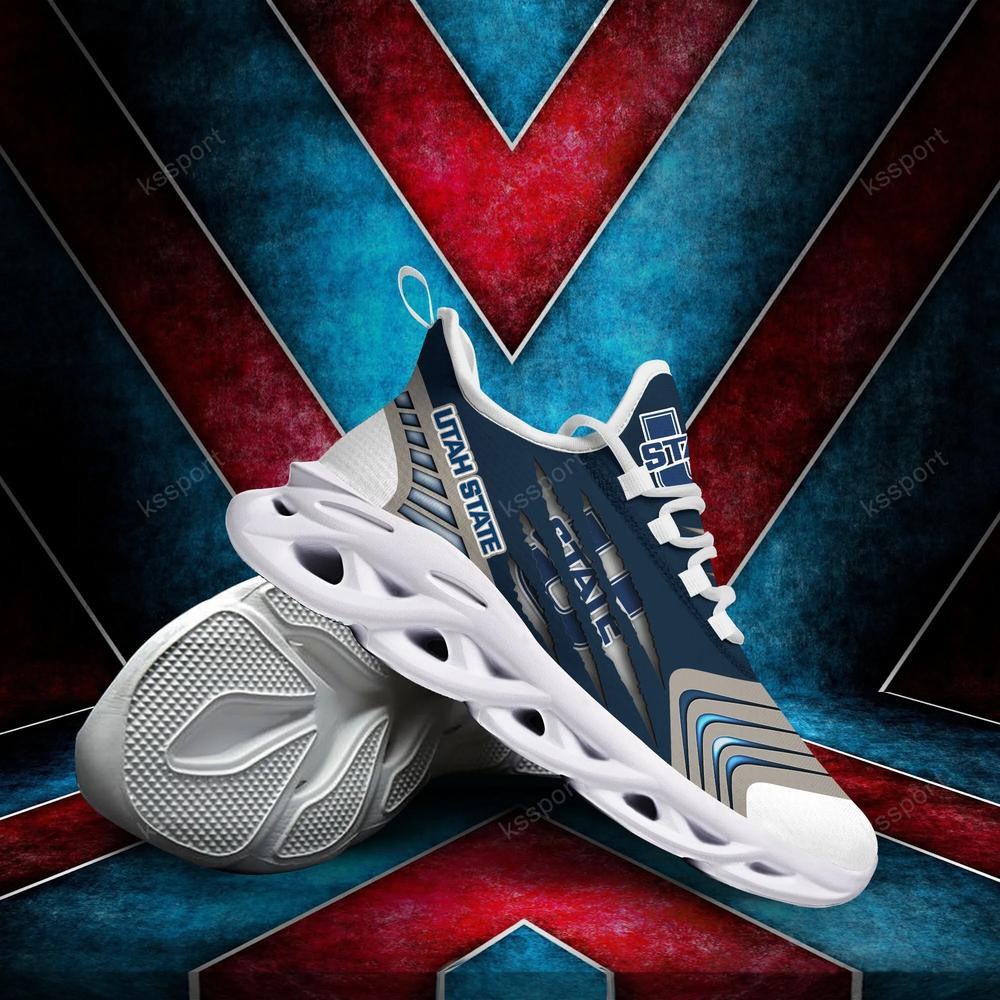 Utah State Aggies Max Soul Sneakers Chunky - Famjoys Utah State Aggies Max Soul Sneakers Chunky - Famjoys